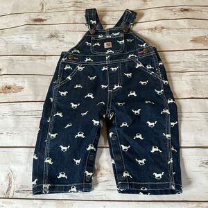 Carhartt horse overalls vguc 6m
